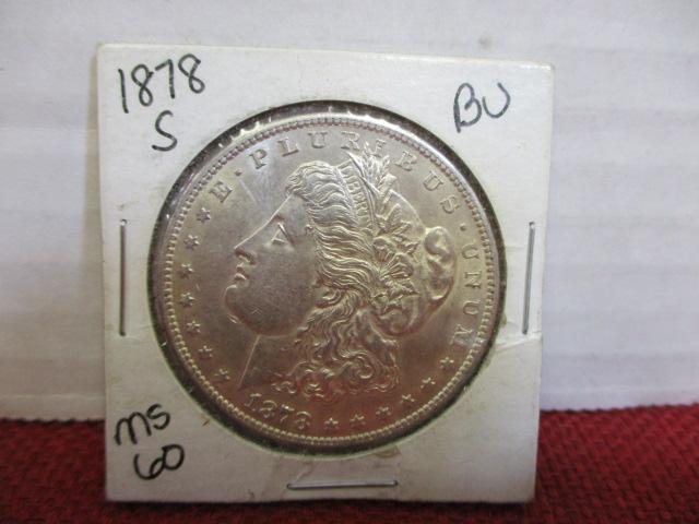 1878 S Morgan Silver Dollar