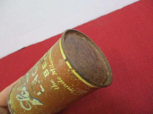 Schlitz Lager Beer Conetop Advertising Can