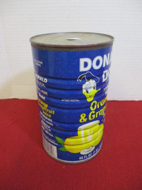 Donald Duck Juice Advertising Tin