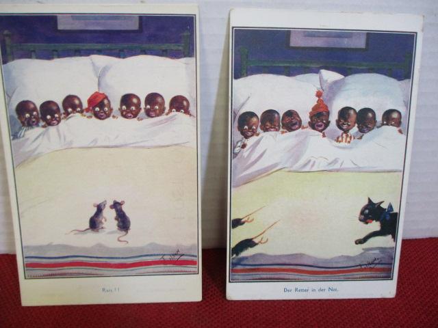 Black Americana Part Story Postcards