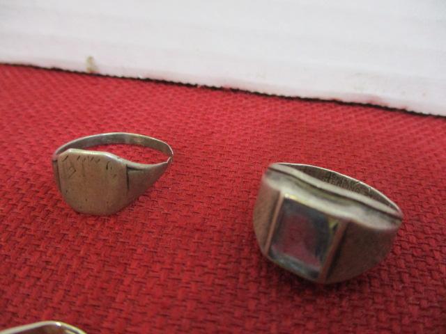 Mixed Sterling Silver Ladies' Estate Rings-Lot of 5