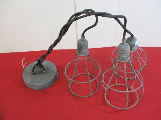 Vintage Style Triple Cage Lighting