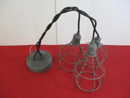 Vintage Style Triple Cage Lighting