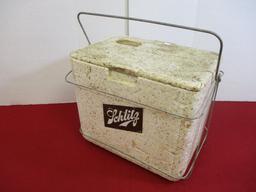 Vintage Schlitz Styrofoam Advertising Cooler