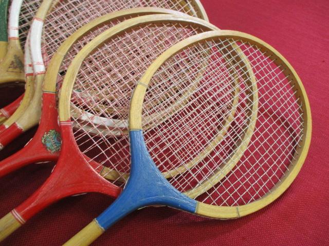 Vintage Bad mitten 7 Tennis Racket Lot