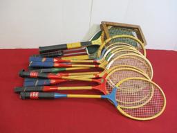 Vintage Bad mitten 7 Tennis Racket Lot