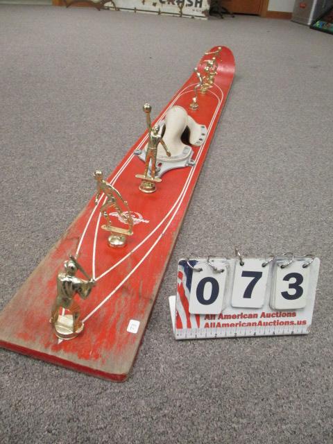 Vintage Water-ski/Trophy Coat Rack-A