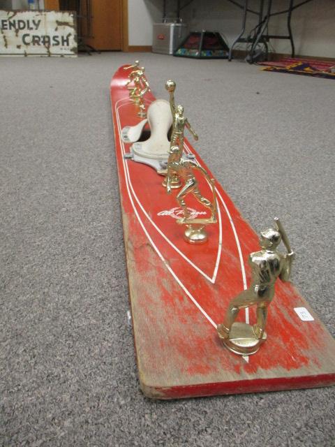 Vintage Water-ski/Trophy Coat Rack-A