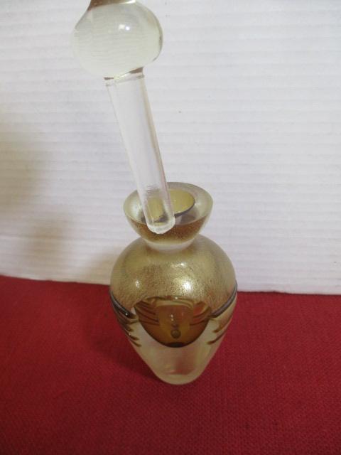 *Amazing Art Glass Perfume Bottle w/ Original Stopper