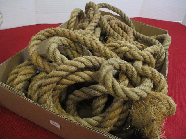 Vintage Foam Decoy w/ Nautical Rope