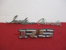 Chevy Impala Metal Automotive Badging