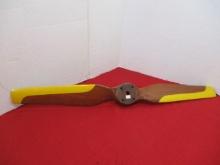 Rudolph Russell San Francisco, CA Hand Made Wooden Propeller