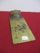 National Lighting Mfg. Early Brass Salesman Clipboard