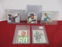 1950 Bowman Football Trading Cards-Lot of 5