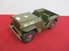 Tonka Pressed Metal Army Jeep