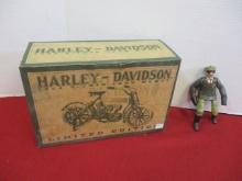 Harley Davidson 1909 Cast Iron V-Twin w/ Replica Driver