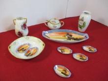 Mixed Porcelain and Hand Painted Items