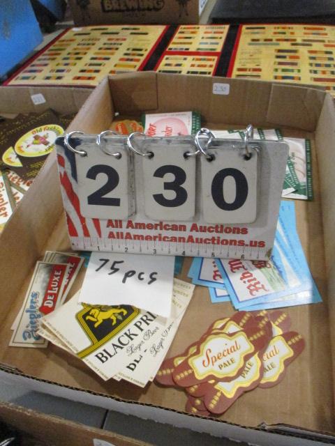 NOS Paper Beer Labels-A