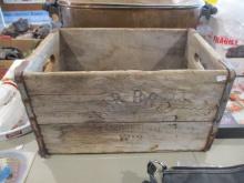 Rahr Brewing Co. Oshkosh, WI Advertising Crate