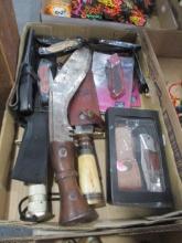 Mixed Fixed Blade/Pocket Knives