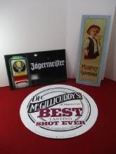 Pair of Tin Advertising Signs-B