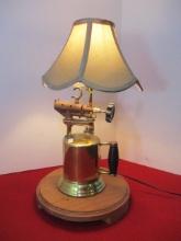 Brass Torch Lamp