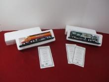 Pair of 1:64 Scale Beer Advertising Haulers w/ COA's