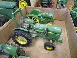 John Deere 1:16 Scale Die Cast Tractors-Lot of 3