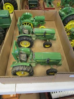 John Deere 1:16 Scale Die Cast Tractors-Lot of 3