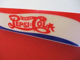 Pepsi-Cola Double Dot Acrylic Advertising Sign