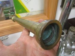 Solid Brass 1 1/2"-1/2" Fire Fighting Nozzle