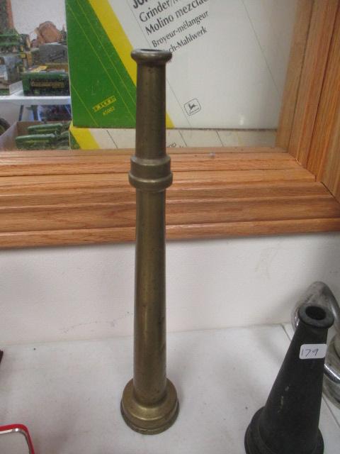Solid Brass 1 1/2"-1/2" Fire Fighting Nozzle