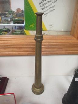 Solid Brass 1 1/2"-1/2" Fire Fighting Nozzle
