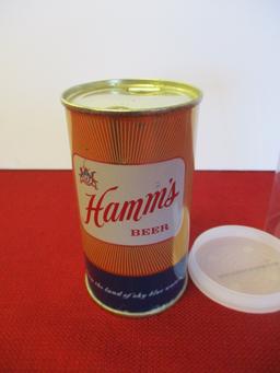 Hamm's Flat Top Advertising Beer Can