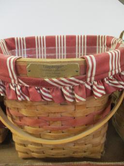 Longaberger Mixed Basket Lot-D