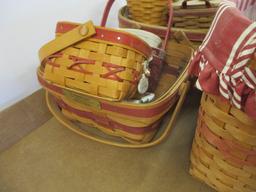 Longaberger Mixed Basket Lot-D