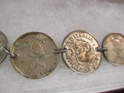 1940's Australian Coin Bracelet