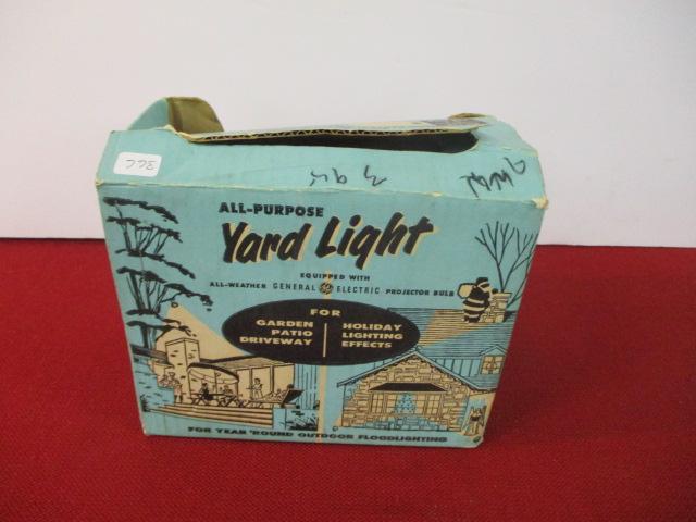 General Electric Vintage Yard Light w/ Display Box