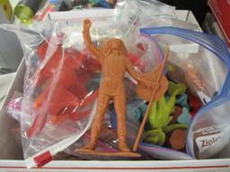 Large Lot of Cowboy/Indian Figures by Marx