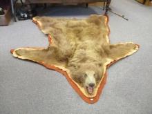 Brown/Blonde Face Bear Rug
