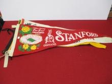 Mixed Collectible Felt Pennants-Lot of 8