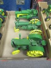 John Deere 1:16 Scale Die Cast Tractors-Lot of 3 (B)