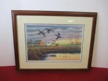 Raedeke Signed and Numbered "Changing Seasons" Framed Print