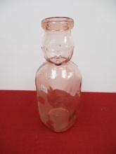 Brookfield Dairy Figural Baby Face Cream Top Milk Bottles