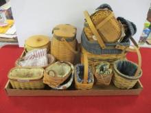 Longaberger Mixed Basket Lot-A