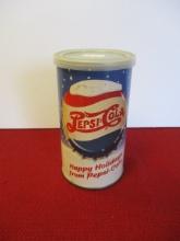 Happy Holidays Pepsi-Cola Advertising Can