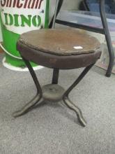 Early Cast Iron Milking Stool