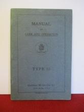 1913 Cadillac Type 53 Manual
