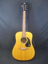 Epiphone PR-100 Acoustic/Electric Guitar w/ Case