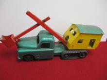Structo Pressed Steel Steam Shovel Toy